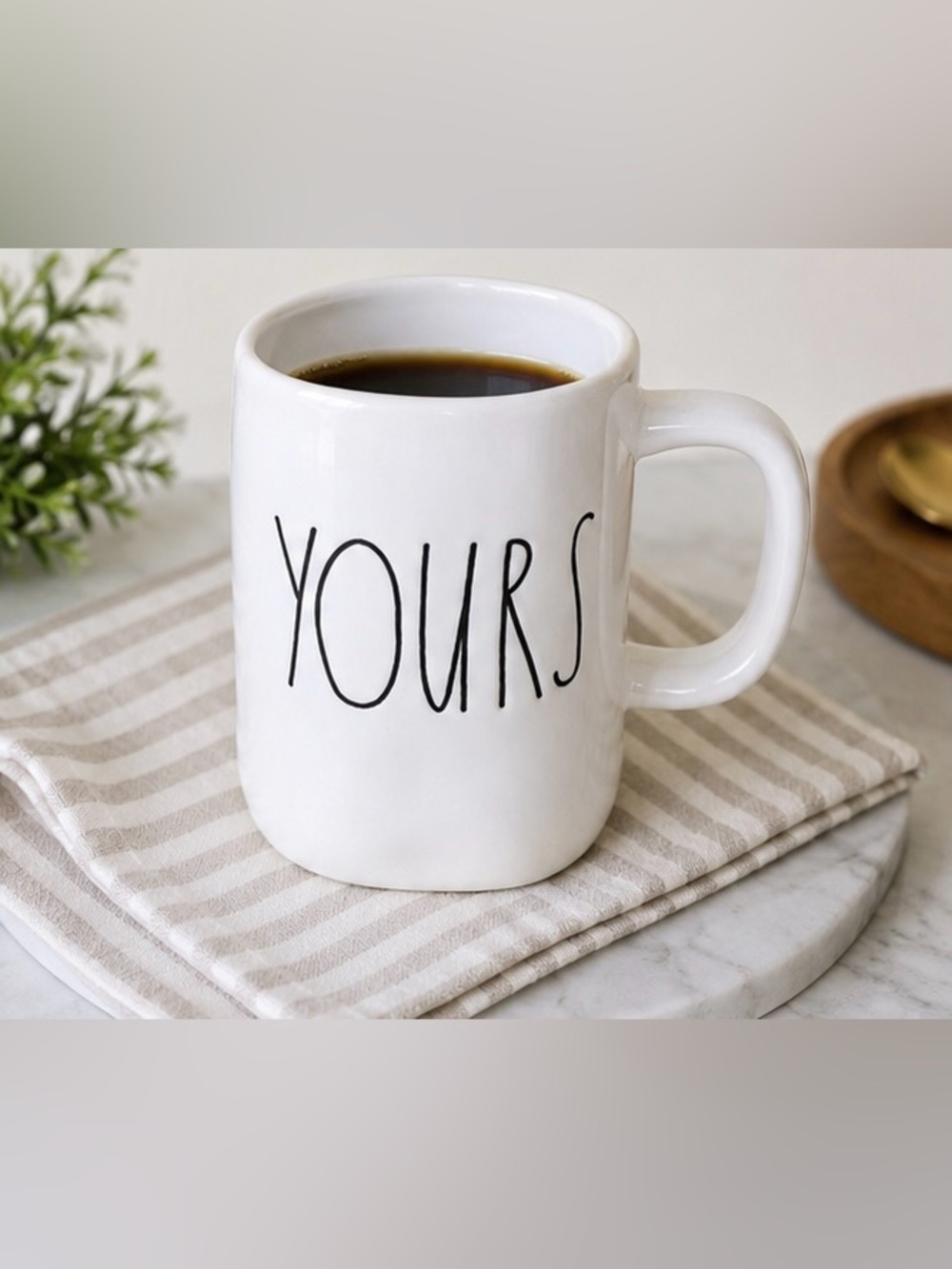 3/$30 Rae Dunn YOURS coffee mug